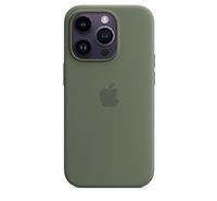 Compare iPhone 14 Pro Silicone Case with MagSafe, Olive at KSA Price