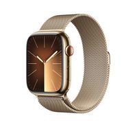 Compare Apple Watch Series&nbsp;9 GPS + Cellular 41mm Gold Stainless Steel Case with Gold Milanese Loop at KSA Price
