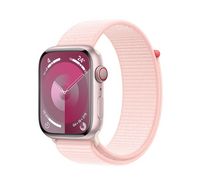 Compare Apple Watch Series&nbsp;9 GPS + Cellular 45mm Pink Aluminium Case with Light Pink Sport Loop at KSA Price