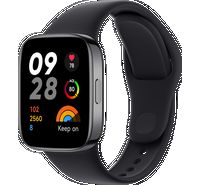 Compare Redmi Watch 3, 1.75 Inch, 289mAh Battery, Black at KSA Price