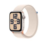 Compare Apple Watch SE GPS 44mm Starlight Aluminium Case with Starlight Sport Loop at KSA Price