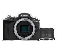 Compare Canon EOS R50 Mirrorless Camera, 24.2 Mega Pixel, WiFi, Black at KSA Price