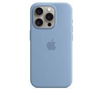 Compare Apple iPhone 15 Pro Silicone Case with MagSafe, Winter Blue at KSA Price
