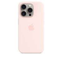 Compare Apple iPhone 15 Pro Silicone Case with MagSafe, Light Pink at KSA Price