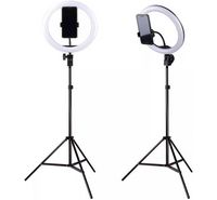 Compare ELEGO, Tripod With Ring Light & Phone Holder 11 Inch, Black at KSA Price