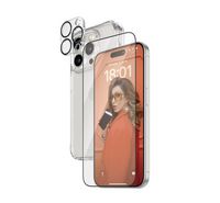 PanzerGlass 3-in-1-Pack for iPhone 15 Pro, Clear