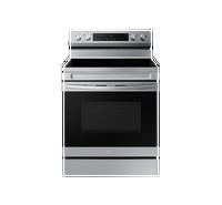 Compare Samsung Free Standing, Electric Range, 4 Black Ceramic Hobs 1 Warming Zone, Stainless SteelBlack at KSA Price