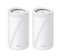 Compare TPLINK Deco BE85 Whole Home Mesh WiFi 7 System, Tri Band, Speed up to 19.0 Gbps, 2 Pack, White at KSA Price