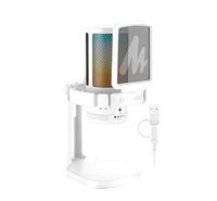 Compare MAONO DM20 GamerWave Condenser USB Gaming RGB Microphone WHITE at KSA Price