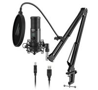 MAONO Microphone Condenser Kit, Monitoring USB…