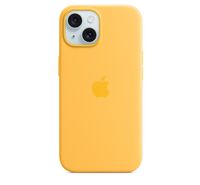 Apple iPhone 15 Silicone Case with MagSafe,Sunshine