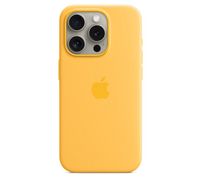 Apple iPhone 15 Pro Silicone Case with MagSafe,Sunshine