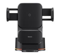Compare Baseus Wisdom Auto Alignment Car Mount Wireless Charger, 15W, Black at KSA Price