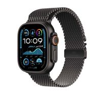 Compare Apple Watch Ultra 2 GPS + Cellular 49MM Black Case with Black Titanium Milanese Loop, Small at KSA Price