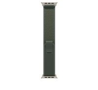 Compare Apple 49MM Green Trail&nbsp;Loop,&nbsp;ML, Natural Titanium Finish at KSA Price