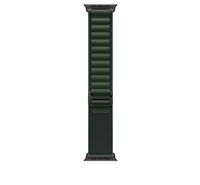 Compare Apple 49MM Dark Green Alpine Loop, Large, Natural Titanium Finish at KSA Price