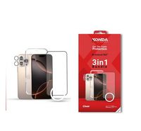 XONDA 3IN1 iPhone 16 Pro Clear ( Case ,…