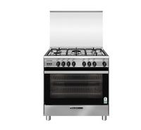 Compare GlemGas Cooker, 90X60, 5Burner Gas, Full Safety, Stainless Steel at KSA Price