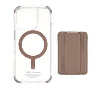 Compare SKINARMA Saido MagSafe Case with Kado Magnetic Cardholder for iPhone 16 Pro, Rose Gold at KSA Price