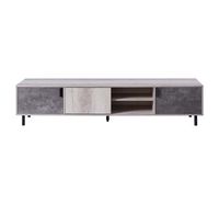Compare DZ35OakGrayHOMEZ, TV table, 1.8M, up to 75 ,D 180 ,W 39.8, H 40 ,White & Oak Grey at KSA Price
