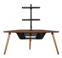 Compare Brateck, Corner Stand with TV Mount, 3765,&nbsp; Wood & Black at KSA Price