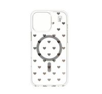 Ideal of Sweden Clear Case Golden Hearts with Magsafe…