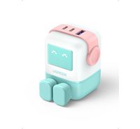 Compare UGREEN Nexode, 65W 3Port Fast Charger, Pink Blue at KSA Price