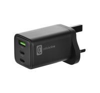 Compare CELLULARLINE Charger 3 Ports, 65W, Black at KSA Price