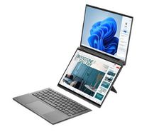 Compare ASUS Zenbook Duo OLED Ultra 7, 1TB, 32GB, 14 Inch, dual screen 3K Touch, Inkwell Gray at KSA Price