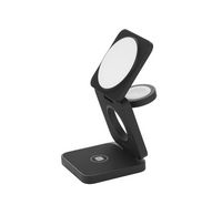 Compare Cubenest 3in1 Wireless ,Magnetic Charging Stand for iPhoneAirPodsApple Watch, Black at KSA Price