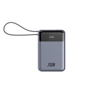 Compare JODA SHARG 20 20000mAh 65W PD Power Bank with Nylon Braided Cable, Black Silver at KSA Price