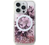 Compare Guess Case for iPhone 16 Pro with Magsafe Glitter   Pink at KSA Price