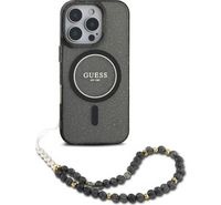 Compare Guess Case for iPhone 16 Pro Max With Pearl Strap MagSafe  Black at KSA Price