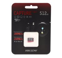 Compare HIKSEMI 512GB Capture TF Card, microSDXC, Up to 180MBs read speed, 150MBs write speed, V30, Red at KSA Price