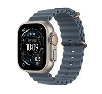 Compare Apple Watch Ultra 3&nbsp;GPS + Cellular&nbsp;49mm&nbsp;Natural Titanium Case with Anchor Blue Ocean Band at KSA Price