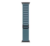 Compare Apple 49mm Light Blue Alpine&nbsp;Loop &nbsp;Medium  Black Titanium Finish at KSA Price