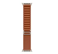 Compare Apple 49mm Terra Cotta Alpine&nbsp;Loop &nbsp;Small  Natural Titanium Finish at KSA Price