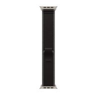 Compare Apple 49mm BlackCharcoal Trail&nbsp;Loop&nbsp;&nbsp;ML  Natural Titanium Finish at KSA Price