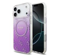 Compare GUESS  MAGSAFE CASE IP 17 PRO MAX PC TPU GRADIENT GLITTER PATTERN  PURPLE at KSA Price