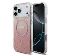 Compare GUESS  MAGSAFE CASE IP 17 PRO PC TPU GRADIENT GLITTER PATTERN  PINK at KSA Price