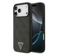 Compare GUESS  MAGSAFE CASE IP 17 PRO MAX PU LEATHER WITH TRIANGLE LOGO  BLACK at KSA Price