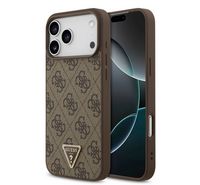 Compare GUESS  MAGSAFE CASE IP 17 PRO MAX PU LEATHER WITH TRIANGLE LOGO  BROWN at KSA Price