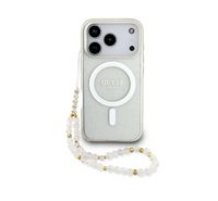 Compare GUESS  MAGSAFE CASE IP 17 PRO MAX PCTPU WITH PEARL STRAP  TRANSPARENT at KSA Price
