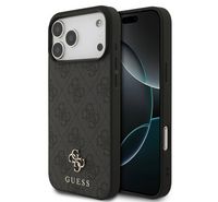 Compare GUESS  MAGSAFE CASE IP 17 PRO MAX 4G PU LEATHER CASE WITH SMALL 4G AND CLASSIC METAL LOGOS  BLACK at KSA Price