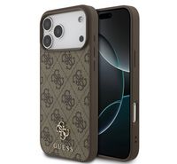 Compare GUESS  MAGSAFE CASE IP 17 PRO MAX 4G PU LEATHER CASE WITH SMALL 4G AND CLASSIC METAL LOGOS  BROWN at KSA Price