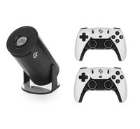 Compare PORODO, Gaming 4K Projector Android 11, with Auto Keystone, And Gamepad Controller, Black at KSA Price