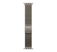APPLE Natural Titanium Milanese Loop, 49mm, Medium