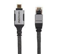 DATAZONE Type C to Ethernet Cable RG45, CAT6A,…