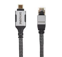 Compare DATAZONE Type C to Ethernet Cable RG45, CAT6A, 5M, Black at KSA Price