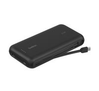 Compare BELKIN Power Bank With Integerated Cable, 20000 mAh, Black at KSA Price